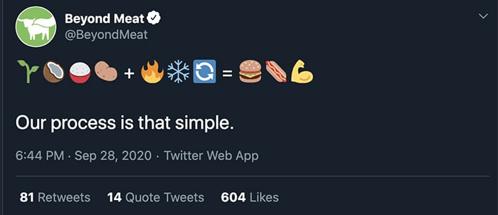 Beyond Meat Twitter