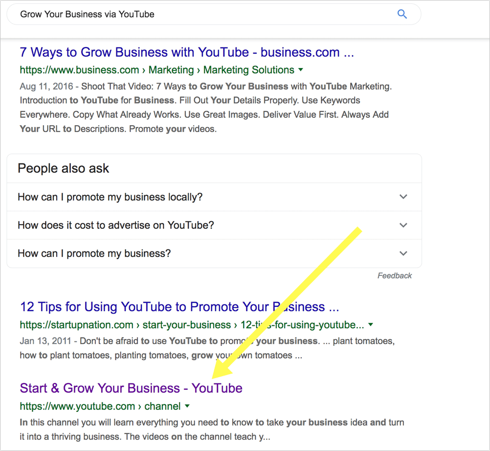 grow your business with youtube