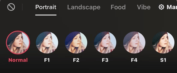 tiktok filters examples